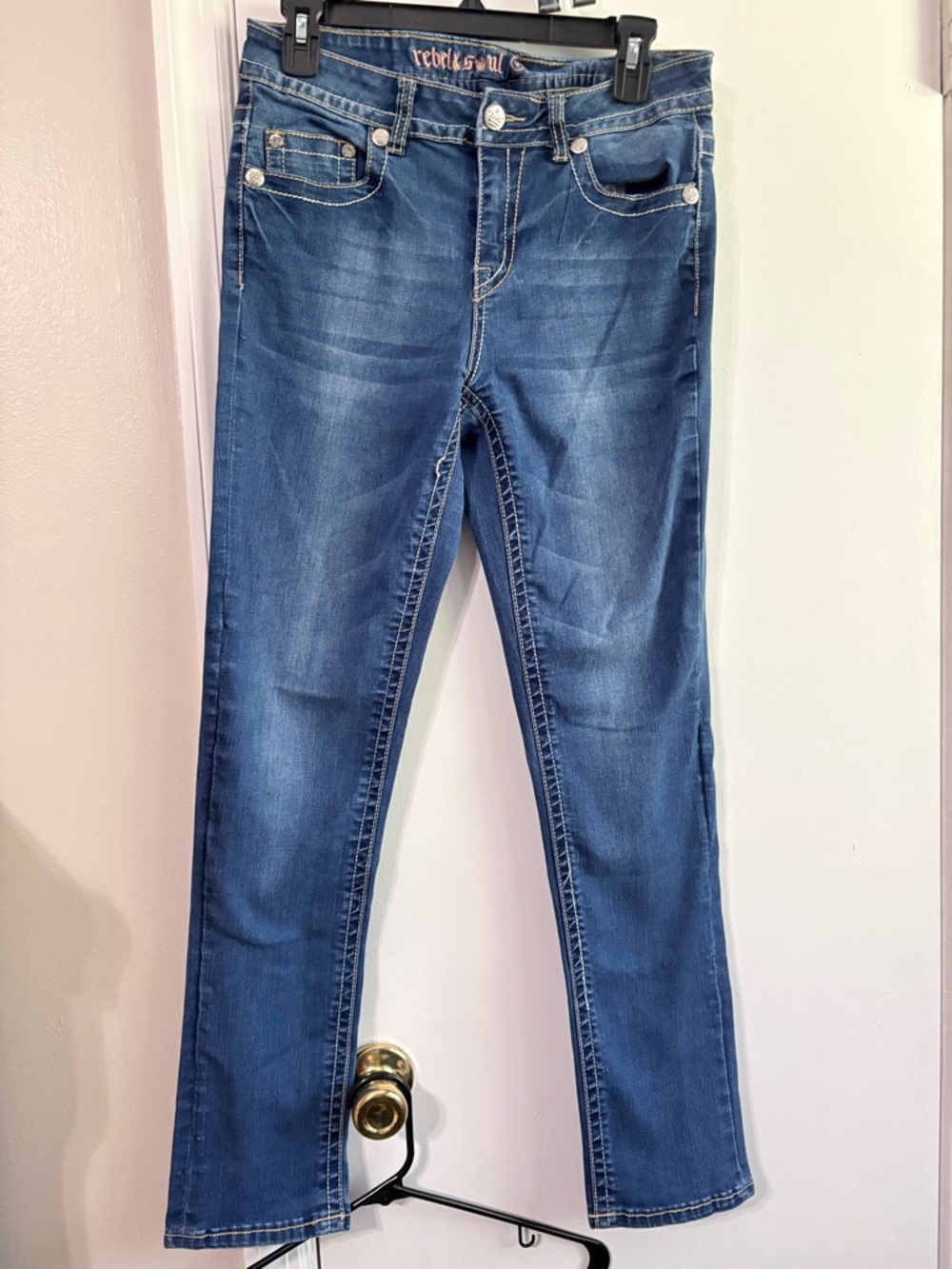 Rebel & Soul denim straight jeans size 6